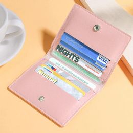 Card Holders Thin Slim Business Bag For Women Man Fashion Letter Appliques Anti-theft ID Cardholder Wallet Credit Money Clip Purse