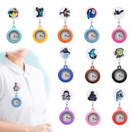 Womens Watches New Product Clip Pocket Retractable Watch For Student Gifts Women And Men Nurses Doctors Sile Brooch Fob Medical Nurse Otyhs