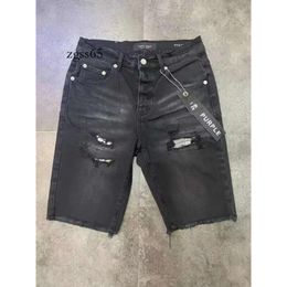 Purple Jeans Shorts Purple Brand Jeans Shorts Designer Mens Purple Jeans Shorts Hip Hop Casual Short Knee Lenght Jean Clothing 29-40 Size High Quality Shorts 789