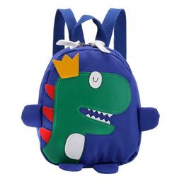 Backpacks Cute Childrens Kindergarten School Bag 3D Cartoon Dinosaur Mini Backpack New Baby Boys and Girls School Bag d240516