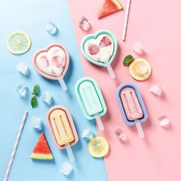 Baking Moulds DIY Ice Cream Mold Food Grade Homemade Popsicle Creative Silicone Making Tools Summer