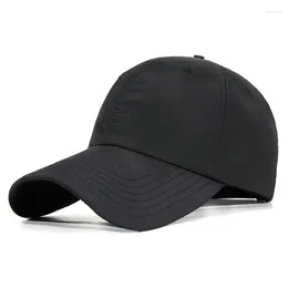 Ball Caps Big Head High Quality Thin Plain Men Baseball Cap Large Size Solid Colour Fashion Spring Summer