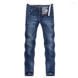 Men's Jeans Men Slim Straight Spring And Autumn Denim Pants Casual Fashion Trousers Full Length Cowboys Man Homme