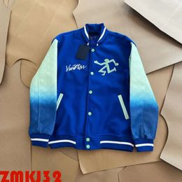 Louiseviution Jacket New Fashion Baseball Coat Uniform Fashion Jacket Single Breasted Warm Jackets Couples Women Men Varsity Coats Men's Designer Clothing Top 527