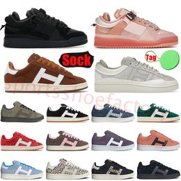 Suede Leather Casual Shoes Low Vintage Pink Easter Egg Crystal White Black Gum Sports Designer Sneakers Trainers 45