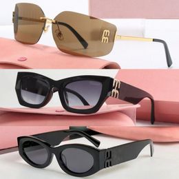 Sunglasses Designer Women Luxury Square Vintage Rimless Sun Glasses Optional Rimless Metal legs Sunglasses 95Xw#