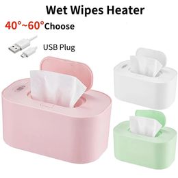 Portable Baby Wipes Heater Thermal USB Charging Warm Wet Towel Dispenser Napkin Heating Box Home Accessories 240516