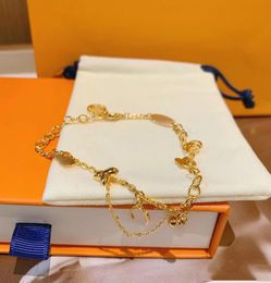 Fashion Classic Flat Brown brand designer Leather Bracelet for women and men Metal Lock Head Charm Bracelets earrings bracelets su7471262