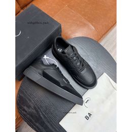 B-COURT designer causal shoes fashion sneaker men Men's trend versatile one legged low top flat men's leather shoes waterproof white spring autumn trendy shoes 460