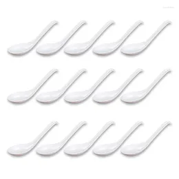 Baking Moulds Soup Spoons 15Pcs Japanese Style Creative Rice Chinese Asian With Long Handle For Restaurants