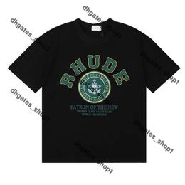 Rhude Mens T Shirt High Quality Tess Designer Casual Fashion Short Sleeve Europe America Men Women Round Neck Tshirts Fashionpulse Rhude Mens T Shirt 911