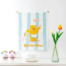 Tapestries Ins Butter Bear Wall Hanging Cloth Kawaii Tapestry Background Decoration Girl Room