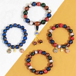 Fragrant Grey and glass bracelets men and womens ancient laws Jinsha culture toys Buddha beads tourist attractions stalls Jewellery and purchases