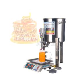 Commercial Electric Honey Filling Machine Gear Honey Pump Weighing Type Viscous Liquid Automatic Filler Food Processor