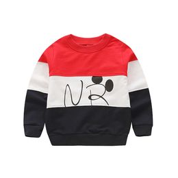 V-TREE Baby Boys Sweatshirt Cotton T Boy 2 Colours Spring Autumn Tops For Kids Tees Shirt Children Outwear 2-8 Years L2405