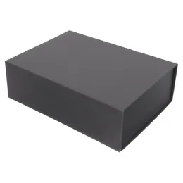 Gift Wrap Valentine'S Day Surprise Magnetic Box The Gifteses Packaging Cardboard Keepsake Folding Black With Lid For Halloween