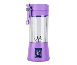 380ML Electric USB Rechargeable Portable Juicer Smoothie Blender Machine Mixer Juice Cup Maker Fast Blenders Food Processor3790244