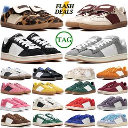 2024 designer Casual shoes campus 00s suede Dark Green for men women gazelle sneakers Light Blue Silk Red Pink Fusion White Black Gum mens trainer