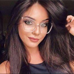 2021 New Style Fashion Ladi Optical Frame Glass Cat Eye Women Eyeglass Fram Spectacle Solid3355082