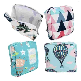 Storage Bags Sanitary Pad Pouch Period Napkin Nursing Tampon Menstrual Girls Holder Portable Kit Towel Pouches First Teen Zipper