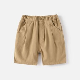 2024 Summer Boys Shorts повседневные для детских детских средних брюк детские брюки корейский стиль одежда для девочек L2405