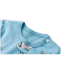 Rompers nyfödda i åldern 0-2 baby jumpsuit babykläder baby flicka ren bomullstecknad baby onesie klättringskläder2405l2405