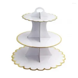 Baking Tools 3 Tier Serving Tray Cupcake Tower Holders For Parties Wedding Birthday Baby Shower Tea Party Decor Easy Install