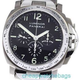 Panerei Luminors Luxury Wristwatches Automatic Movement Watches Swiss Made PANERAISS Luminors PAM00072 chronograph black dial automatic mens wristwatch_798717