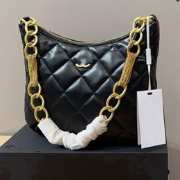 10A Fashion Women Ladies Zip Closure Crossbody Bags Hobo Handbags Tote Designer Bag Shoulder Purse Armpit Bag 27m Capacity Chain Undera Onxh