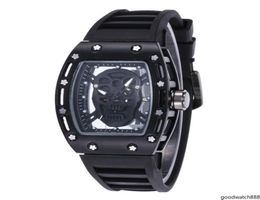 goSkull sport quartz watch Silicone Wristwatches Skull Sports watches Men Casual Fashion Skeleton Quartz watches Fashion men Quart6196103