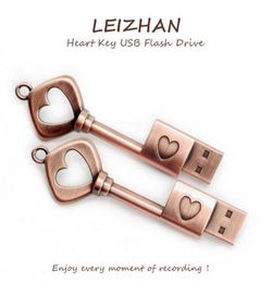 The key to love Metal USB flash drive U Disc 4GB 8GB 16GB 32GB 64GB pen drive pendrive menmory stick Flash Card 1051205164