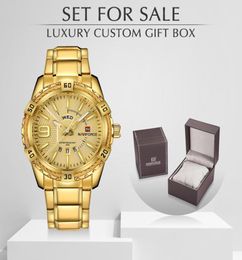 New NAVIFORCE Luxury Brand Men Fashion Watches Men039s Waterproof Quartz Watch Male Clock With Box Set For Relogio Masculi6643076