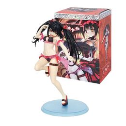Action Toy Figures 20CM Anime characters Action Figure Lovely Swimsuit A girl on a date PVC Model Doll Gift box-packed Y240516