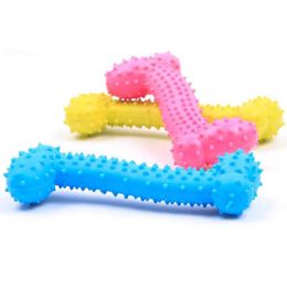 Kitchens Play Food Pet TPR toy small bone biting dog toy durable chewy dog toy 1 piece of puppy accessory S24516