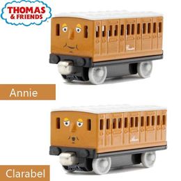 Diecast Model Cars The True Thomas and Friends Track Master Train Anne Clabel Model Metal Plastic Magnetic Railway Car Boy Toy Birthday Gift WX