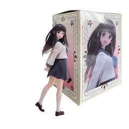 Action Toy Figures 18cm Cute girl Figure Figurine Anime Pvc Statue Figurine Model Doll Collection Room Decorate Toys Christmas Gift box-packed Y240516