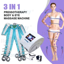 3 In 1 Infrared Air Pressure Leg Lymphatic Drainage Massager 24 Air Bag Pressotherapy Blood Circulation Cellulite Reduction Physiotherapy Machine