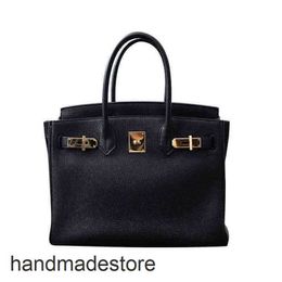 Crocodile Platinum Designer Bag Handbag 2024 Pattern Women's Hand-held Single Shoulder Messenger Tot Top Layer Cowhide Litchi Pattern RELQ
