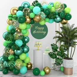 Party Balloons Green Balloon Garland Arch Kit Jungle Safari Birthday Party Decor Kids Wild One Birthday Ballons Wedding Decor Baby Shower Boy