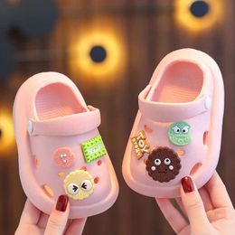 Children Girl Boy Mules Clogs Kids Summer Crock Candy Garden Beach Slippers Cave Hole Baby Shoes for Girls Boys L2405