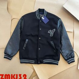 Louiseviution Jacket New Fashion Baseball Coat Uniform Fashion Jacket Single Breasted Warm Jackets Couples Women Men Varsity Coats Men's Designer Clothing Top 131