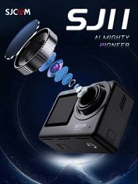 Sports Action Video Cameras SJCAM SJ11 active action camera 4K 2.33-inch touch screen waterproof 5G WiFi active HDR video action camera sports flagship B240516