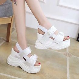 Chunky Platform Sandals 2024 s Women High Heels Sexy Open-toed Wedge Increased Shoes Ladies Beach Summer Sandal Heel Increaed Shoe Ladie 104 d d31b 31b