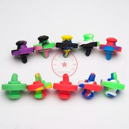 Latest Colourful UFO Silicone Bubble Carb Cap Philtre Hat Nails Dabber Bongs Oil Rigs Smoking Waterpipe Quartz Bong Bowl Accessories DHL