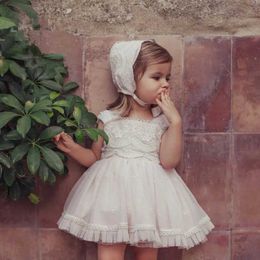 Girl's Dresses 3 pieces of summer Spanish Princess Lolita dress baby girl dress lace sewing dress WX