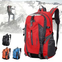 40L Outdoor Mountaineering Backpack Hiking Bag Travel Backpacks Waterproof Trekking Camping Climbing Sport Bags Rucksack 240513