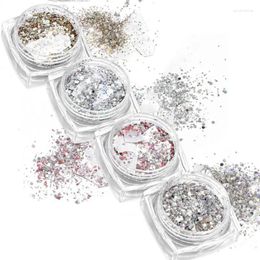 Nail Glitter High-quality Manicure Accessories Eye-catching Iridescent Chrome Pigment Art Supplies Beauty Easy-to-use Trendy