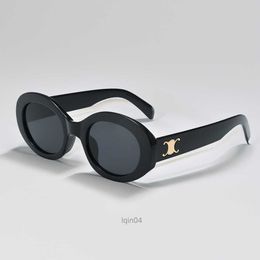 Cel Brand Fashion Designer Sunglasses Mens and Womens Small Squeezed Frame Oval Glasses Premium Uv 400 Polarised Sunglasses AAFV