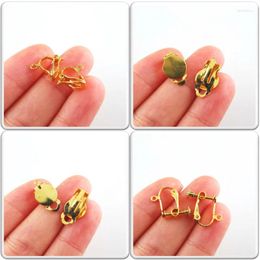 Hoop Earrings Fashion Leaves Ear Cuff Black Non-piercing Clips False Cartilage Clip Jewellery Gold Colour