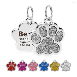 Dog Apparel British Style Custom High Value With Contact Information Name Anti-lost Pet Metal Nameplate